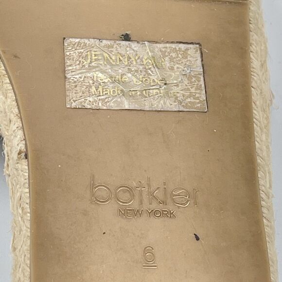 Botkier JENNY Pink Espadrille Slide Sandals WOMENS SIZE 6 Shoes Embroidered Glam - Picture 8 of 9